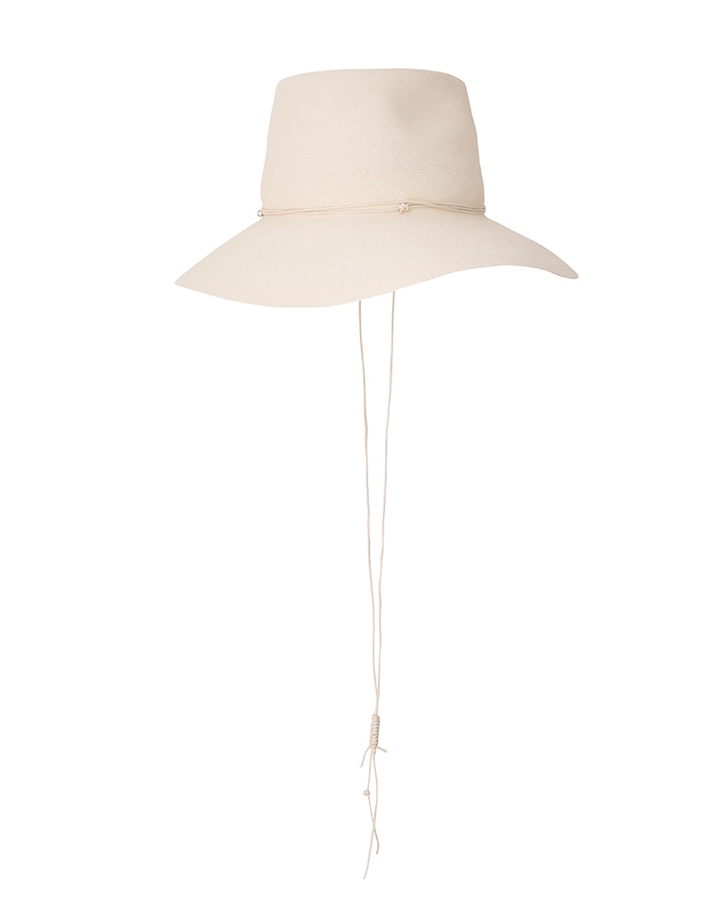 GLAZED STRAW COLLAPSIBLE HAT - 2