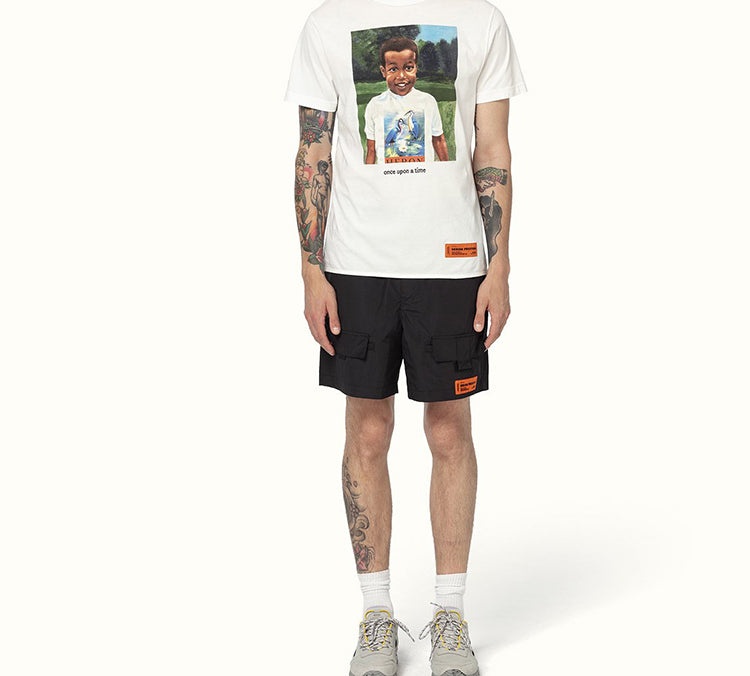 HERON PRESTON Little Boy Printing Short Sleeve White HMAA011S209140190188 - 3