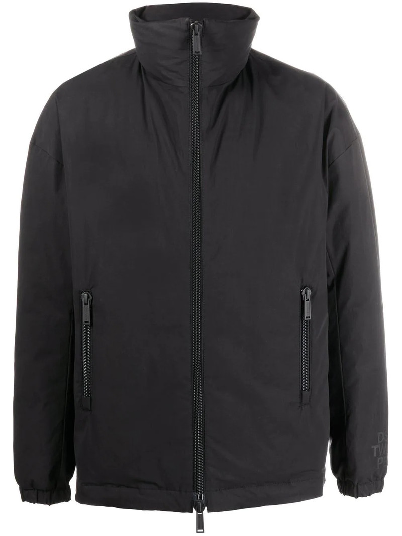 high-neck zipped jacket 1
