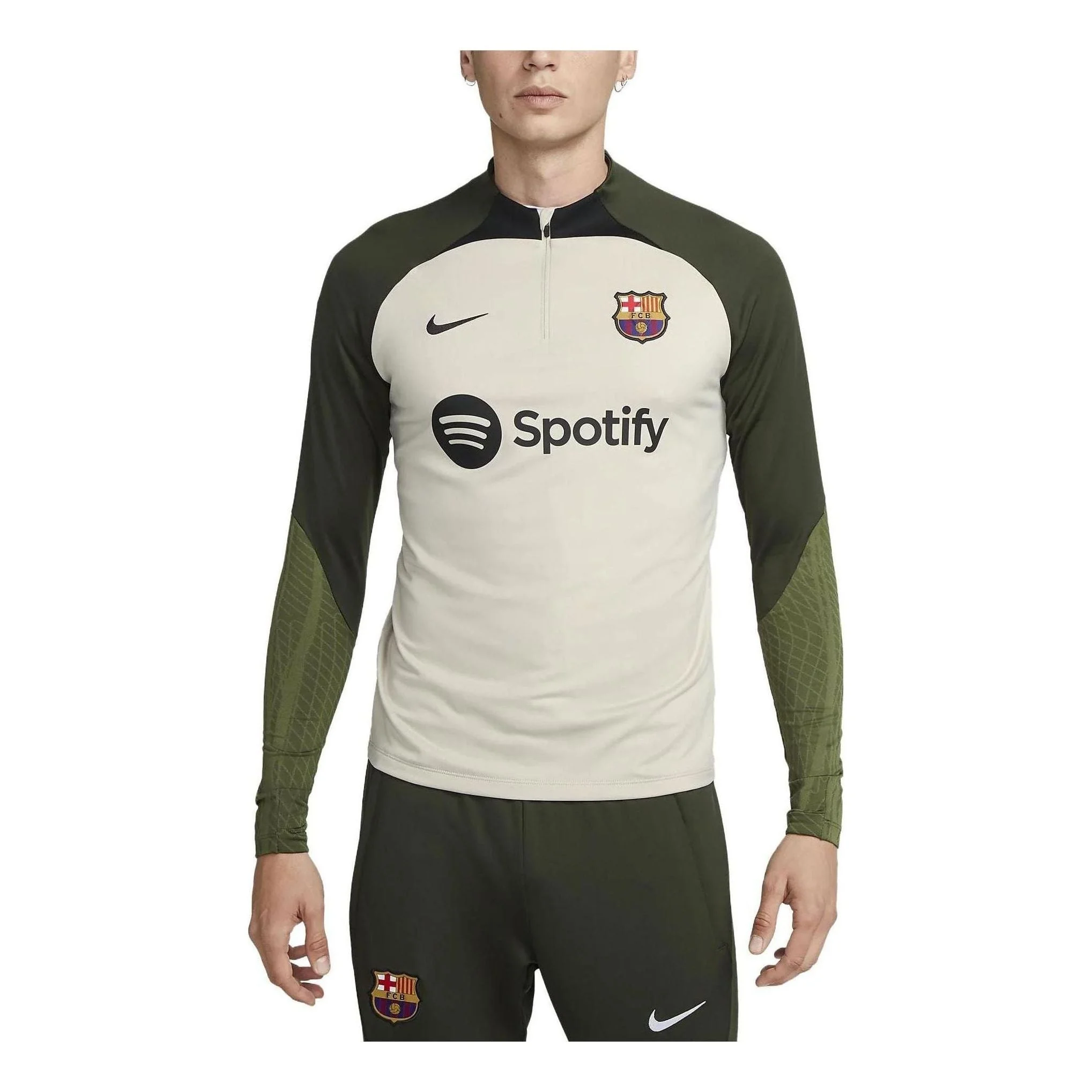 Nike Dri-FIT F.C. Barcelona Strike Drill Top 'Beige' DX3102-222 - 1