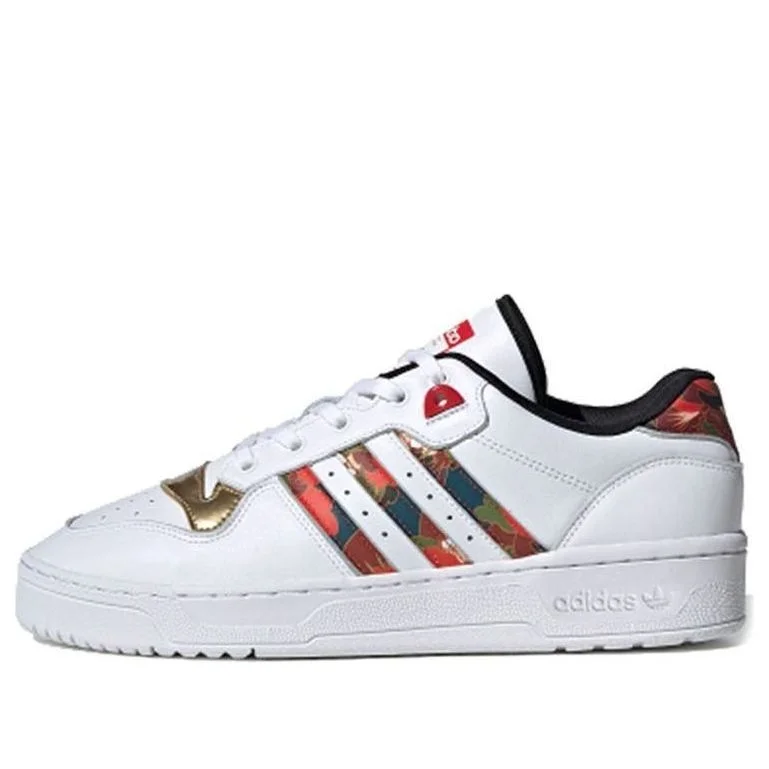(WMNS) adidas originals Rivalry Low CNY 'Black Gold Red' FW5273 - 1