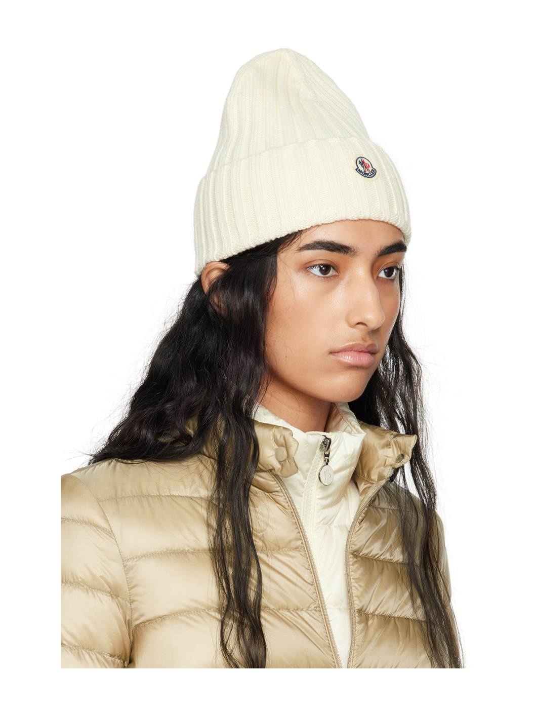 White Wool Beanie - 2