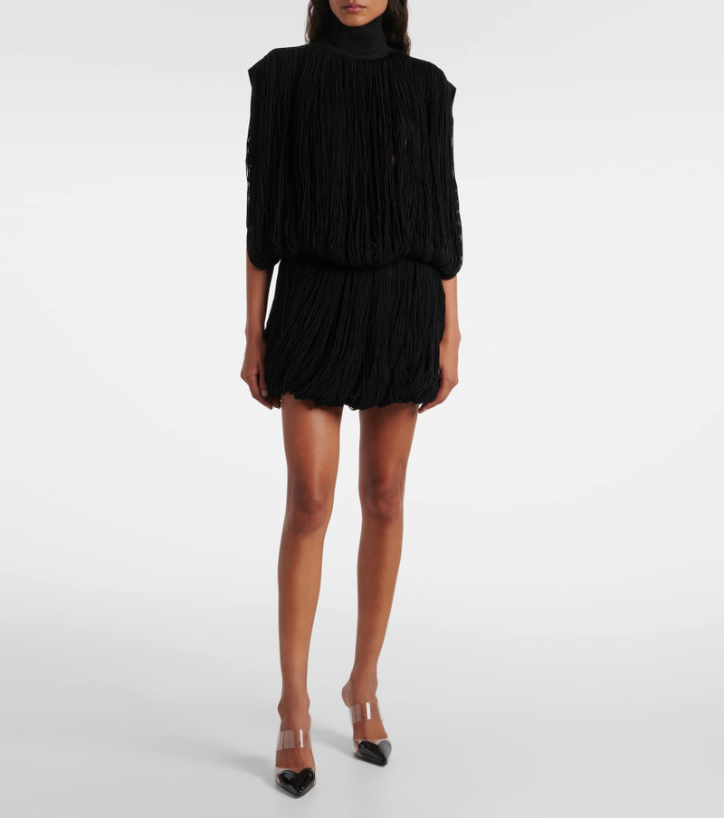 Alaïa Fringed wool sweater outlook