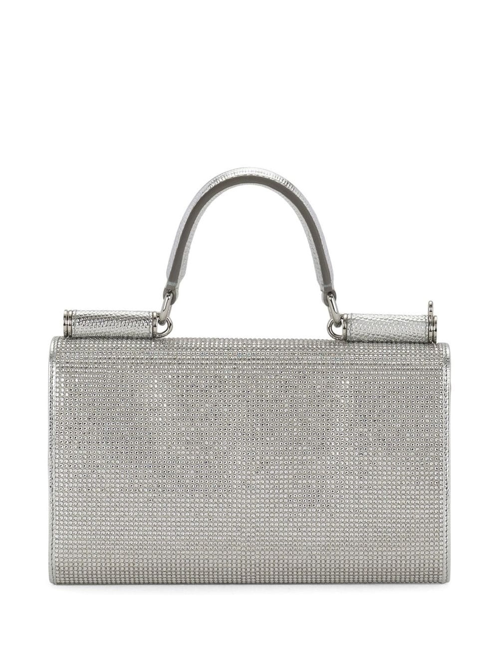 KIM DOLCE&GABBANA crystal-embellished logo mini bag - 3