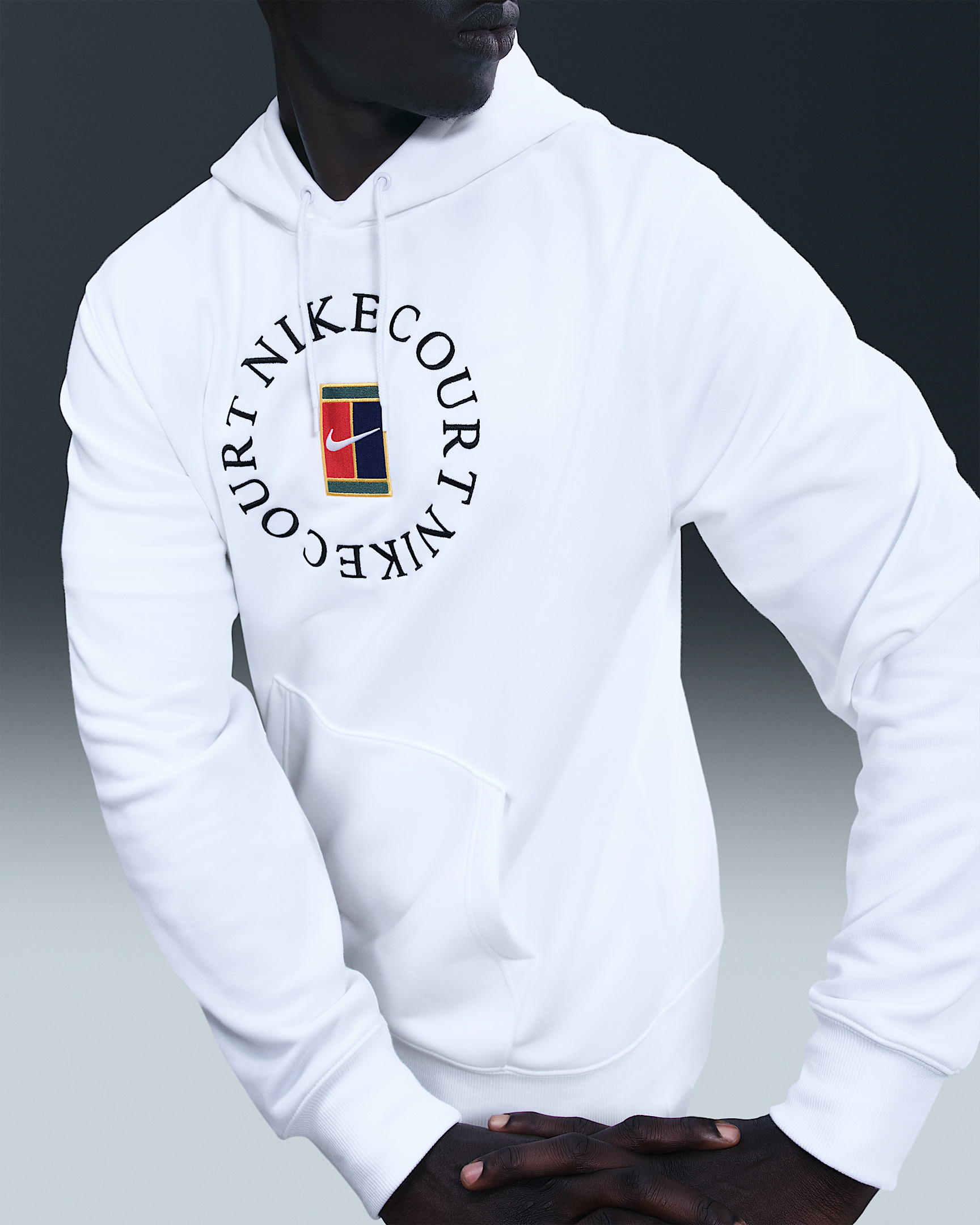 NikeCourt Heritage Men's Dri-FIT French Terry Tennis Pullover Hoodie - 3