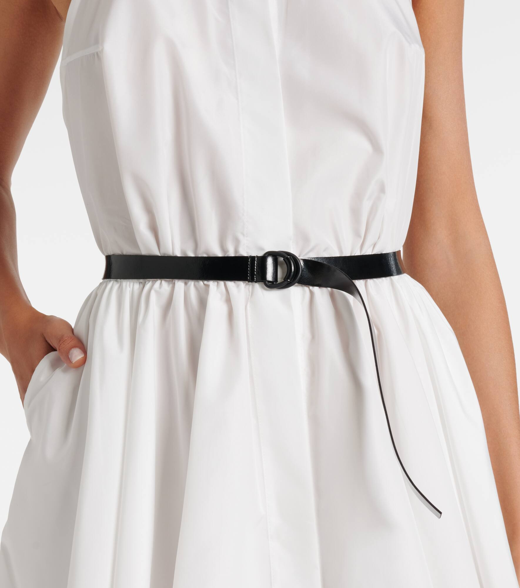Halterneck habotai minidress - 5