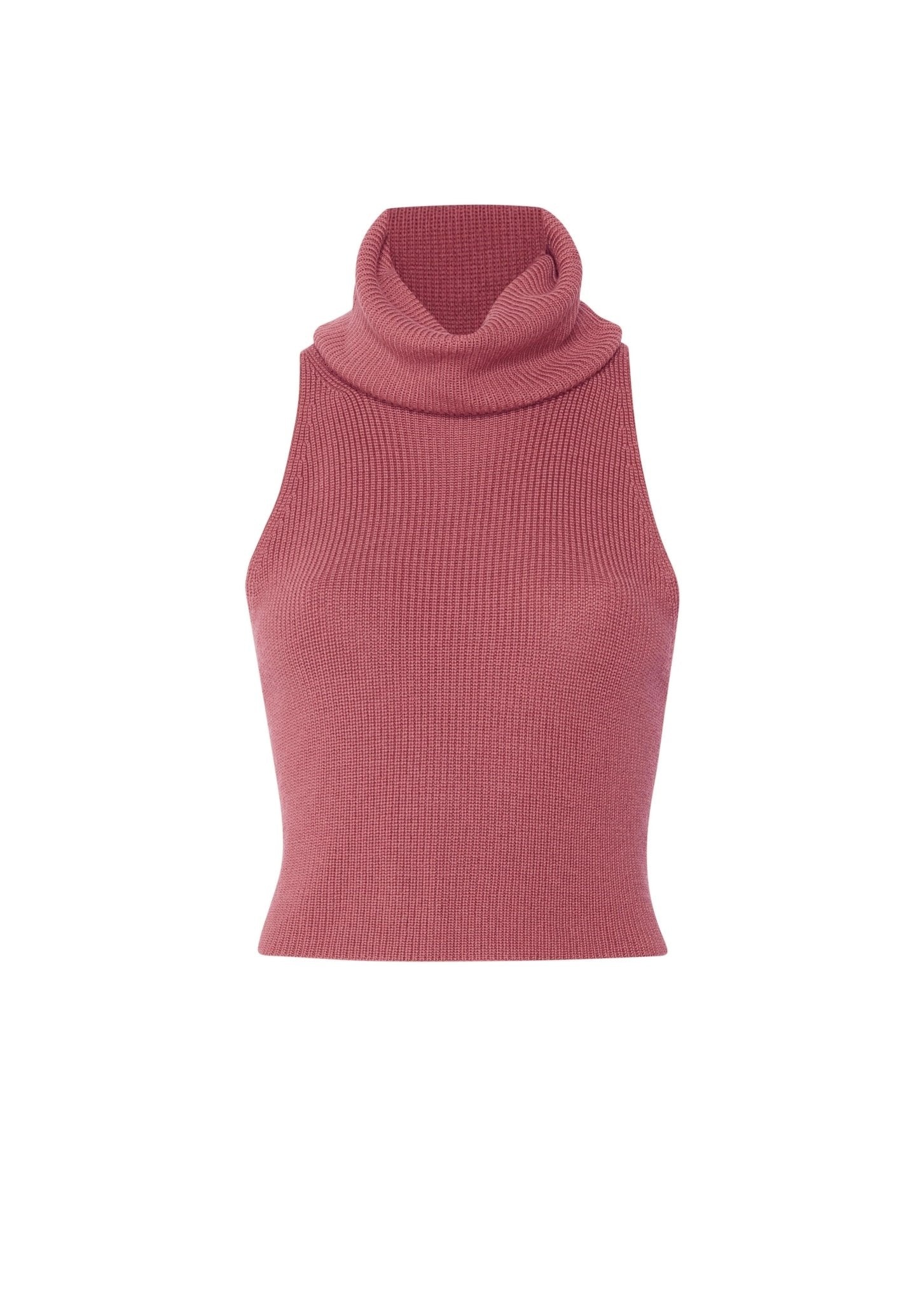 Wool Turtleneck Tank - 1