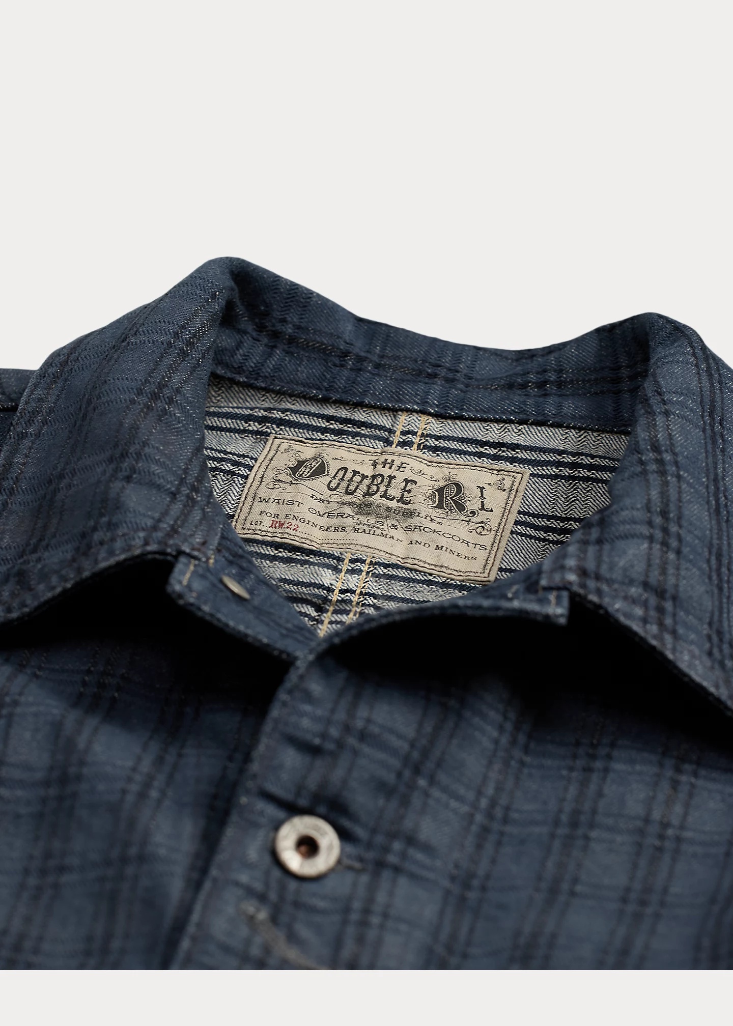 Plaid Jacquard Denim Jacket - 3
