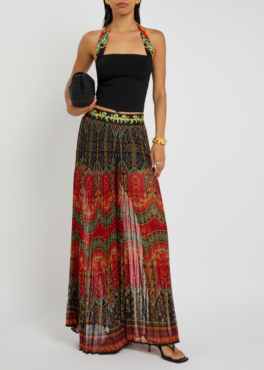 Alice + Olivia Lee Halterneck Woven top - 4