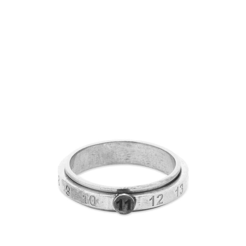 Maison Margiela 11 Embossed Slim Band Ring - 1