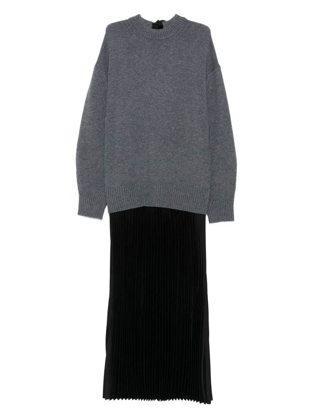 pleated sweater dress - 1