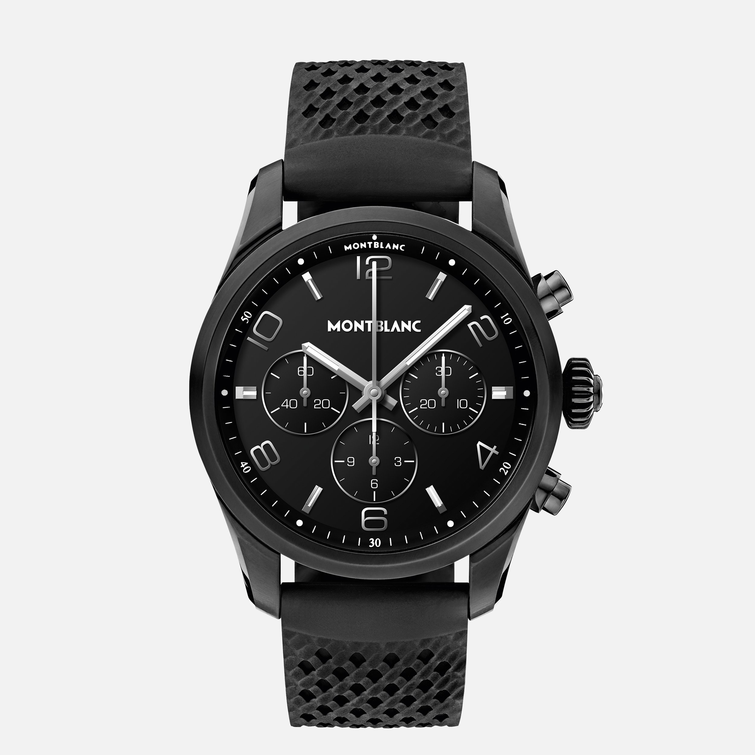 Montblanc Summit 2+ Smartwatch - Black with Rubber Strap - 1