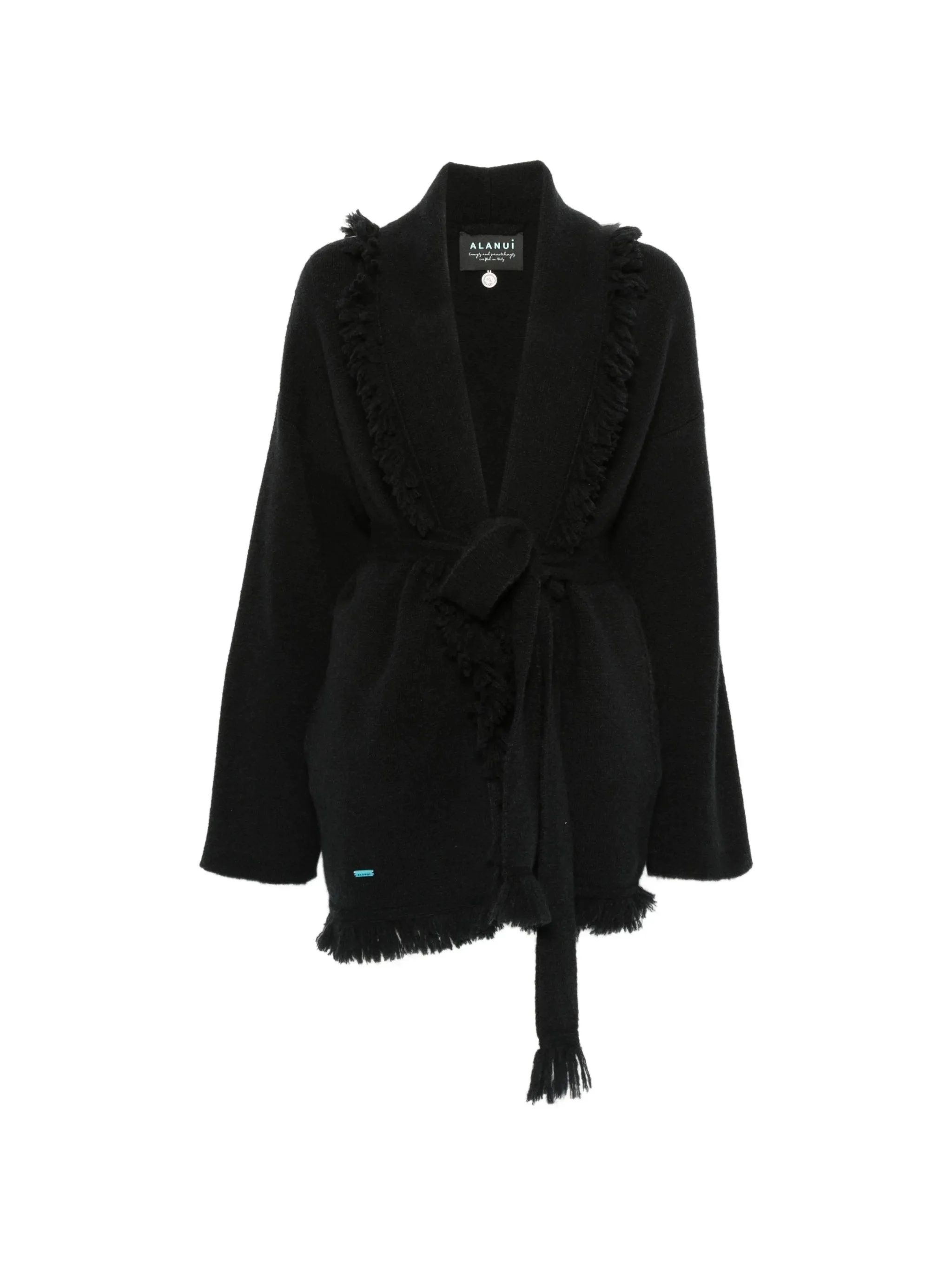 Alanui Fringe-trim Belted Cardigan - 1