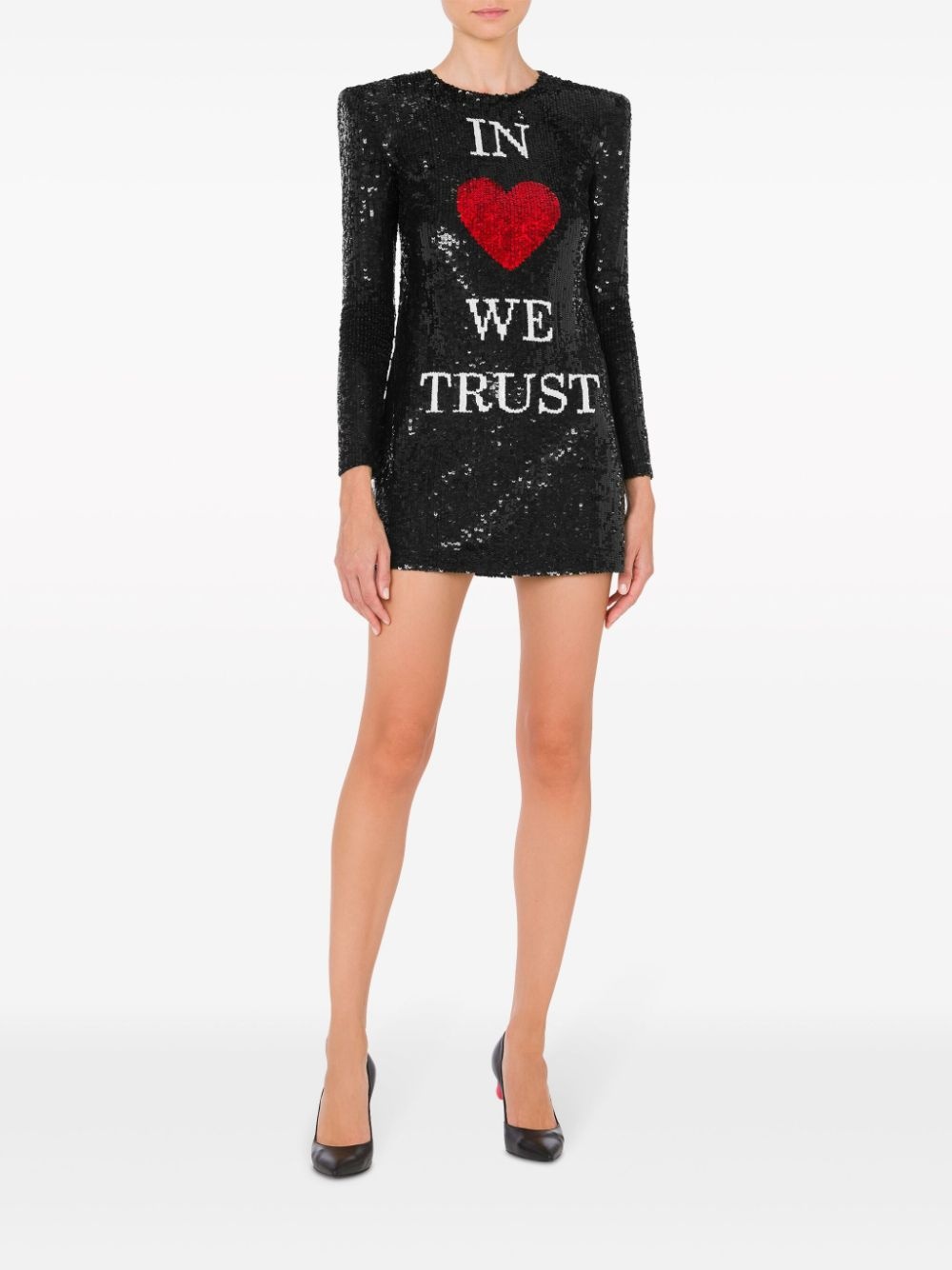 In Love We Trust sequin-embellished minidress - 2