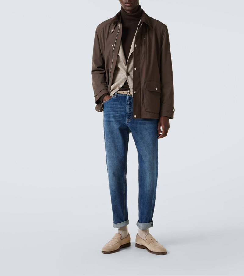 Brunello Cucinelli Mid-rise slim jeans outlook