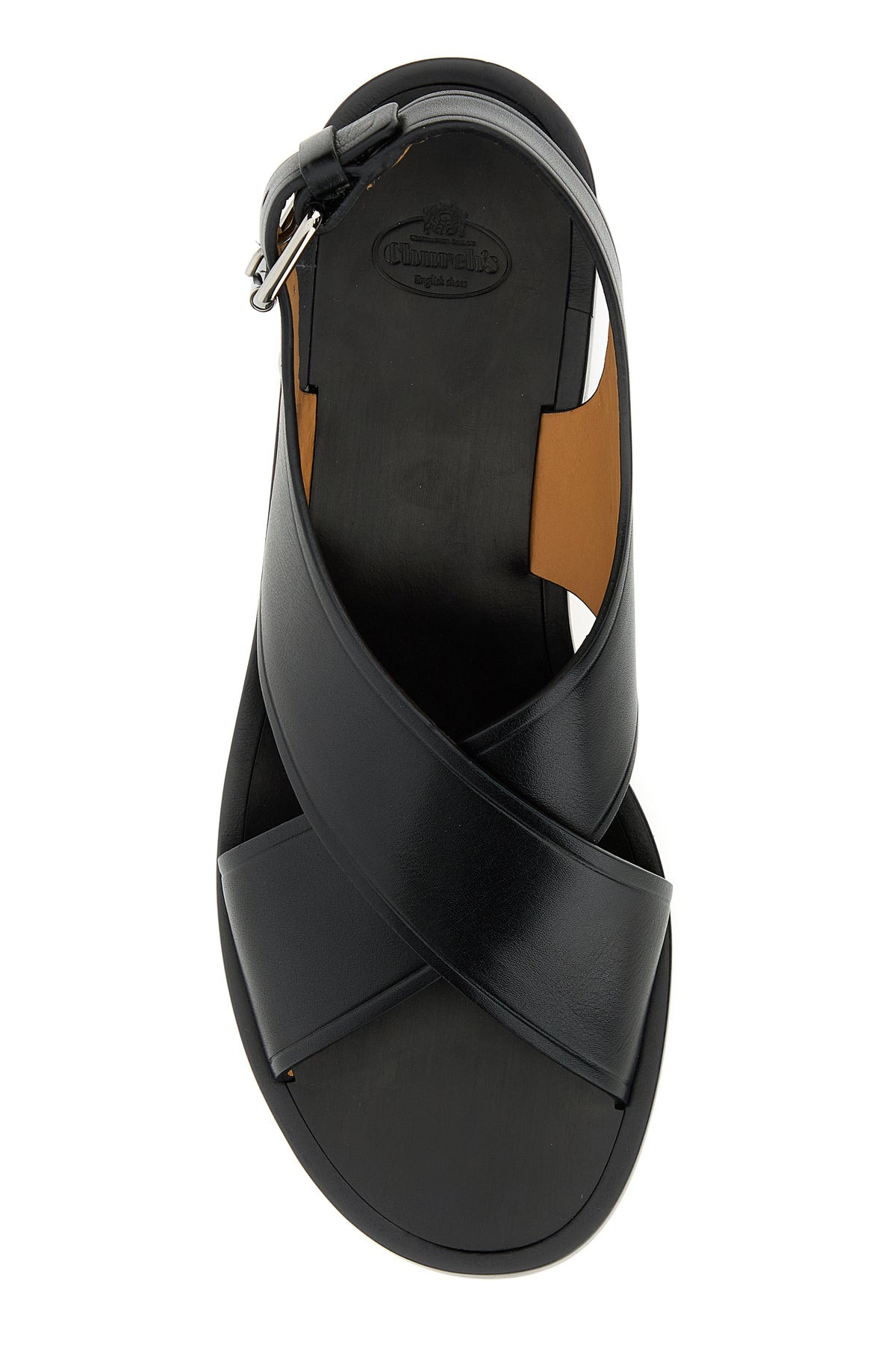 Black leather Rhonda sandals - 4
