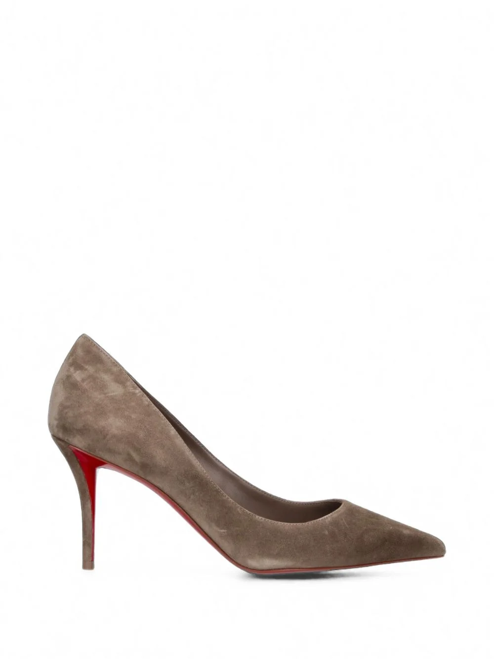 Miss Z pointed-toe suede pumps - 1