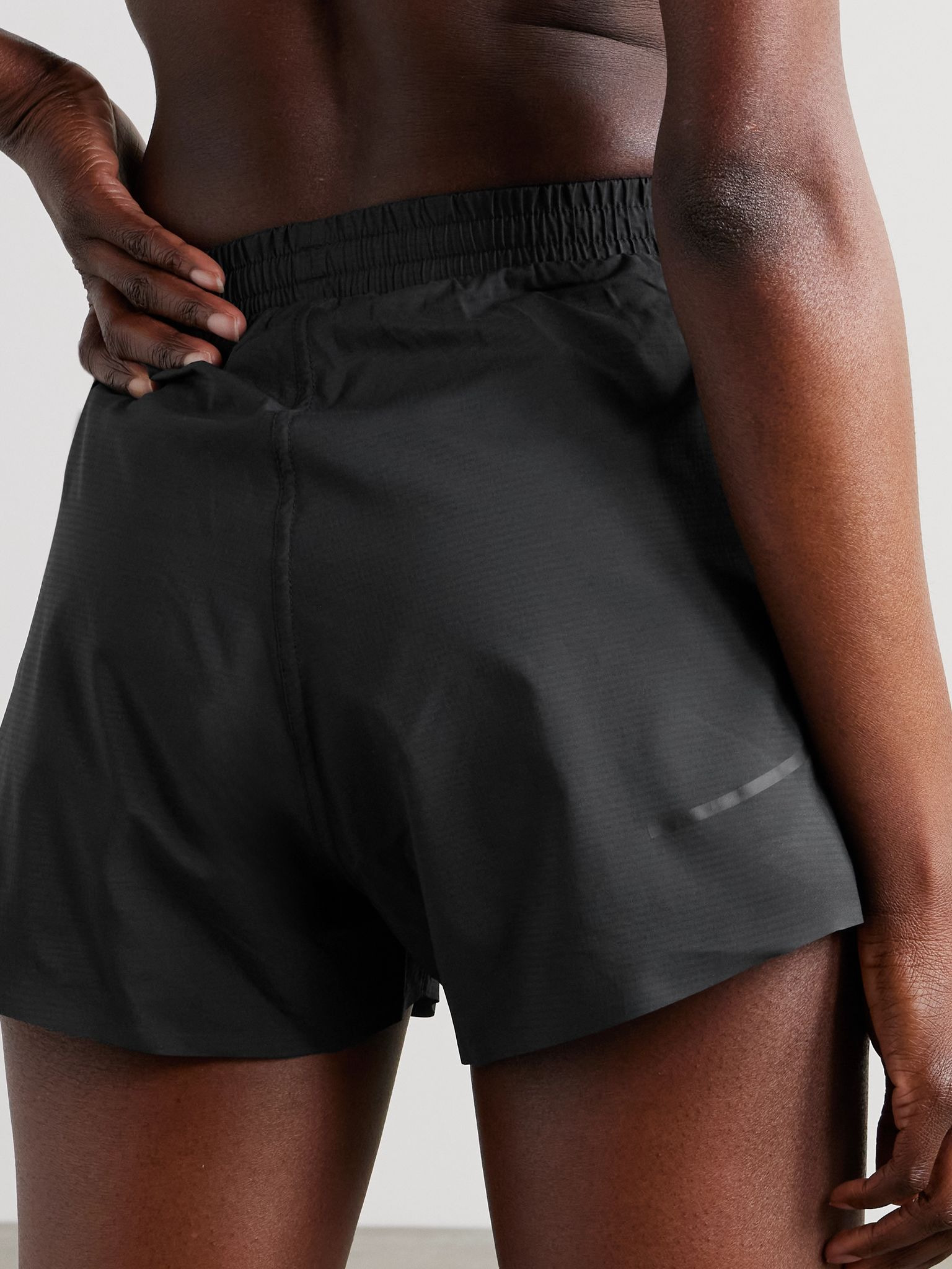 TruePace recycled-shell shorts Black - 4