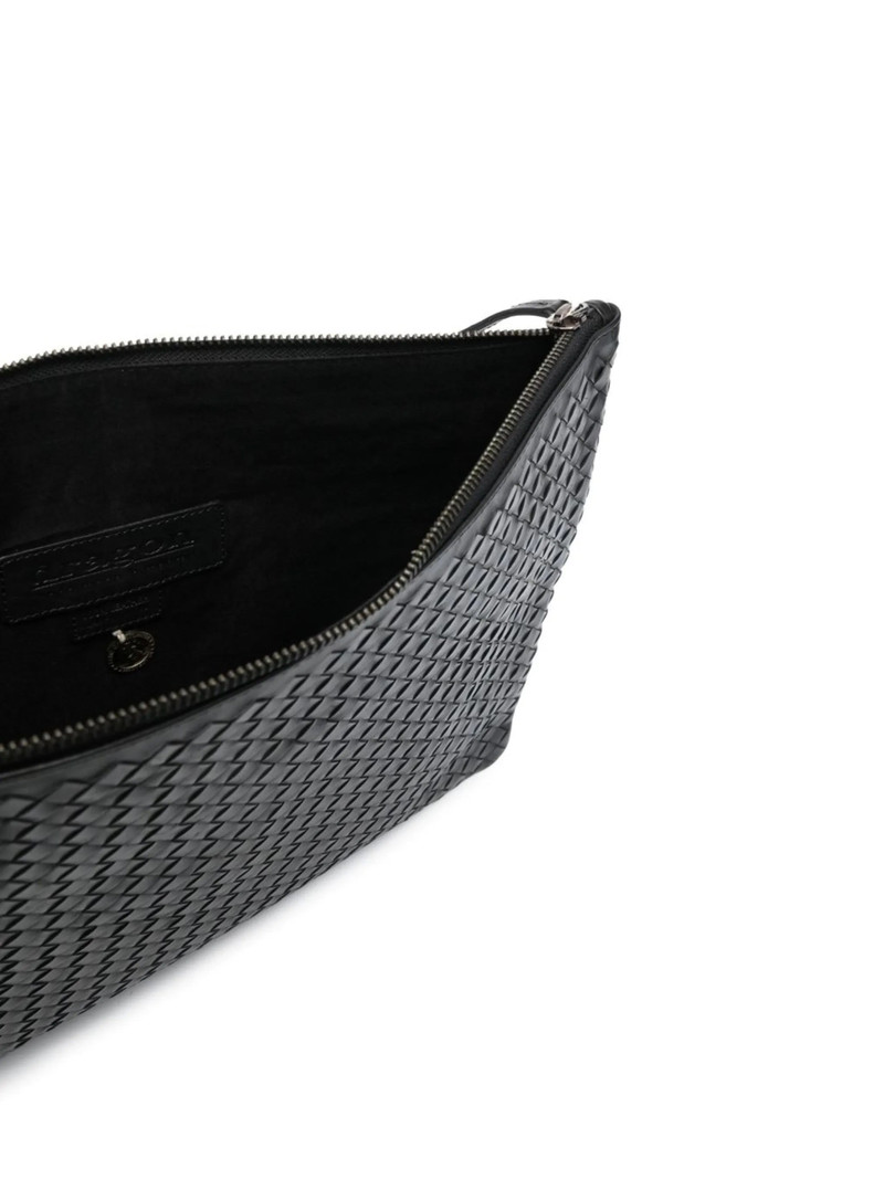 Dragon Diffusion Woven Leather Clutch Bag 4