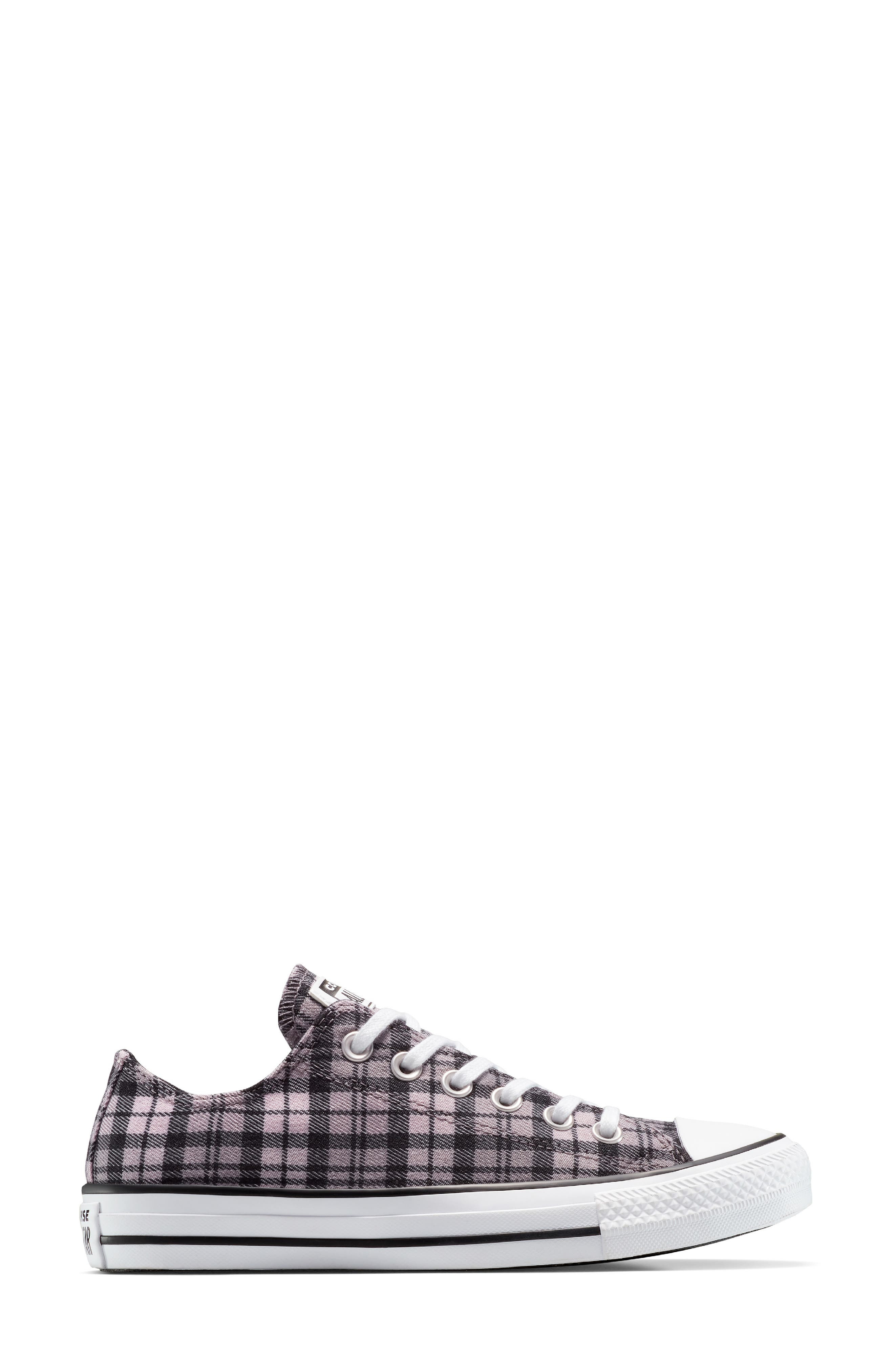 Converse Gender Inclusive Chuck Taylor All Star Plaid Sneaker in Black/Altitude Lilac/White at Nords - 2