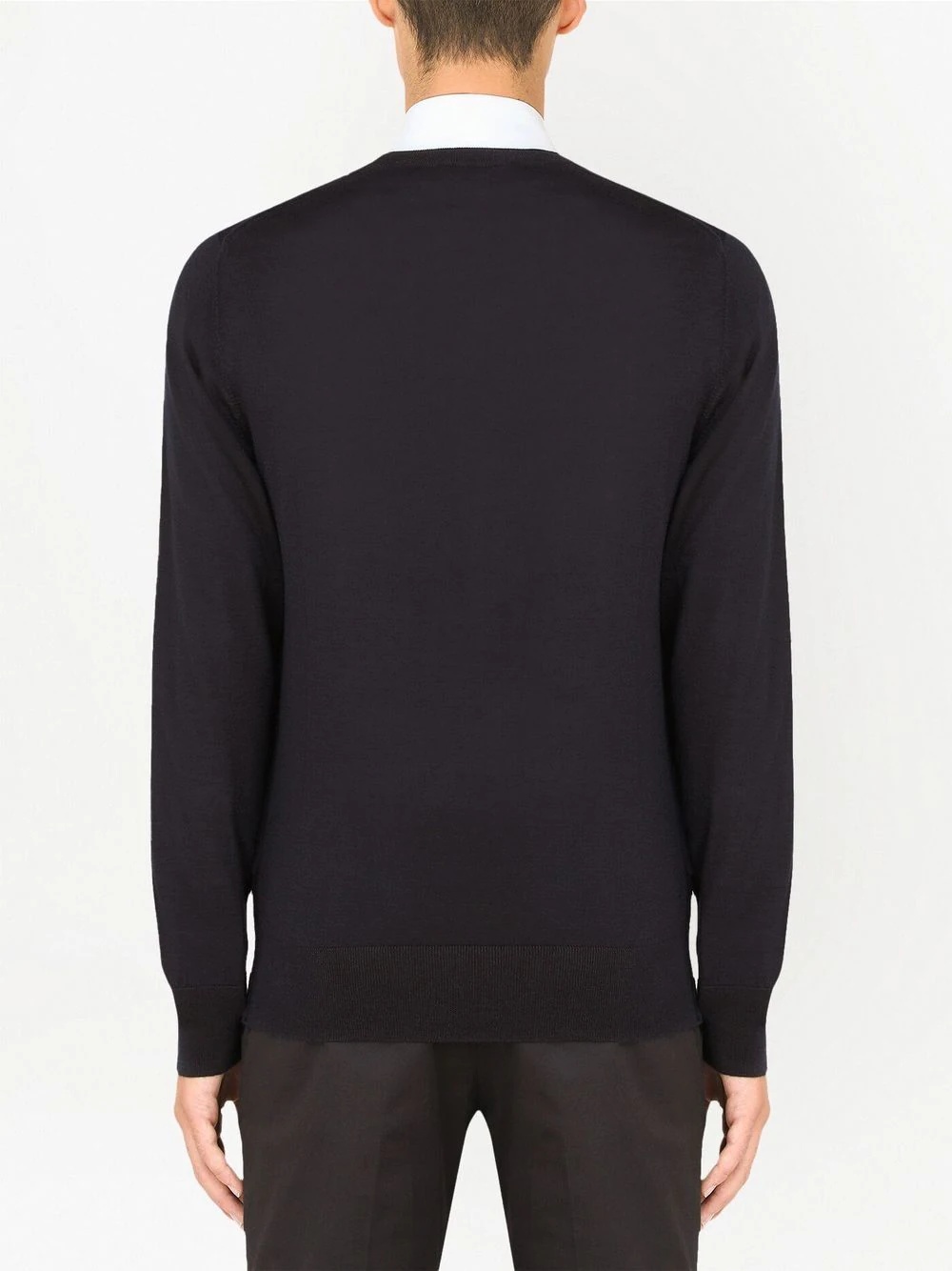 long-sleeved cashmere jumper - 4