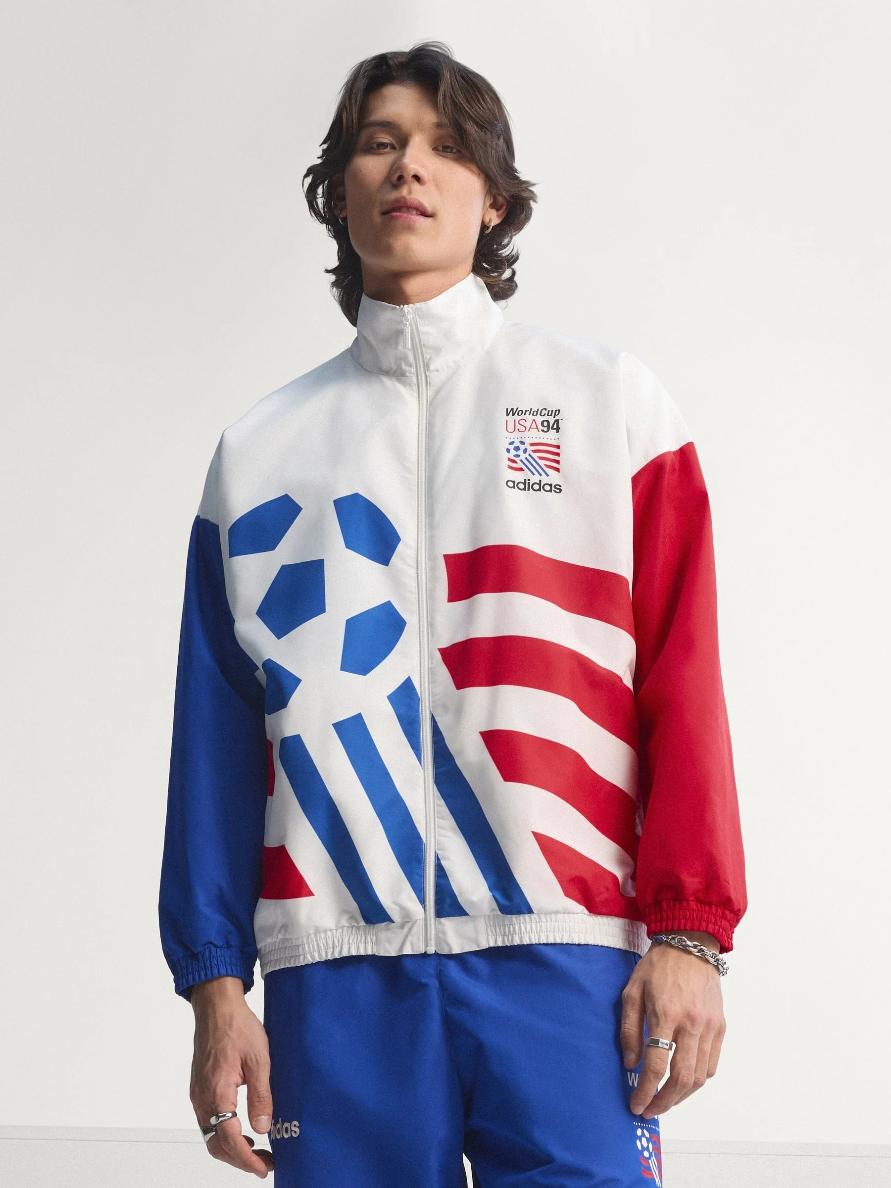 USA 94 Graphic Woven Track Top - 1