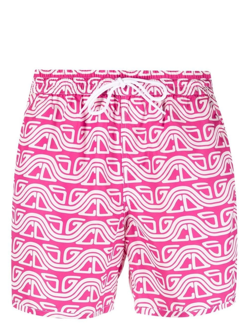 abstract-print swim shorts 1