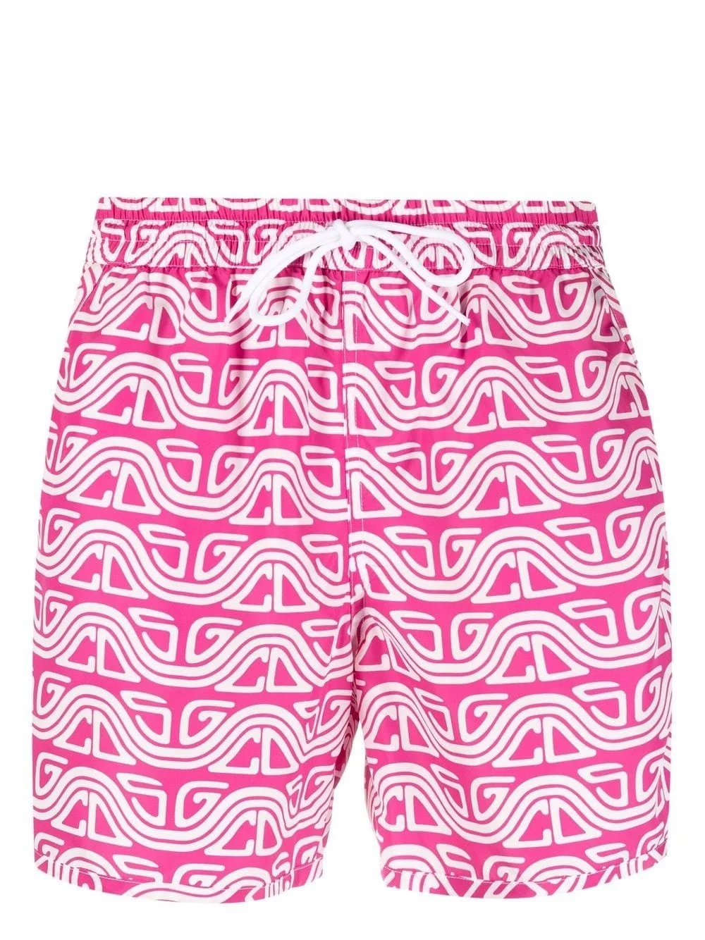 abstract-print swim shorts - 1