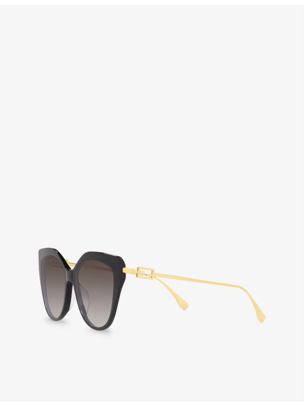 FE40011U cat-eye acetate and metal sunglasses - 3