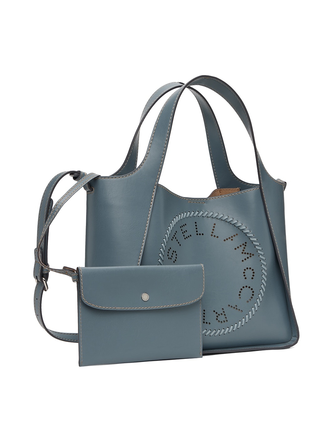 Blue Crossbody Alter Mat Tote - 2