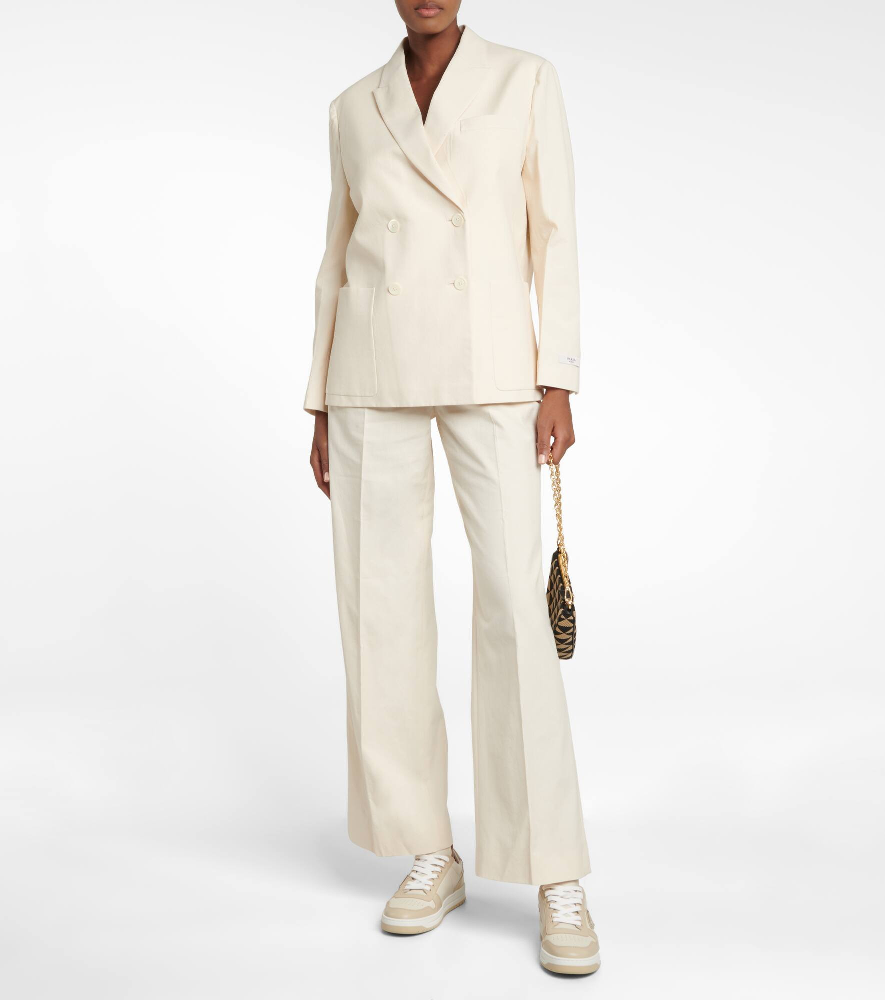 Cupro high-rise wide-leg pants - 2