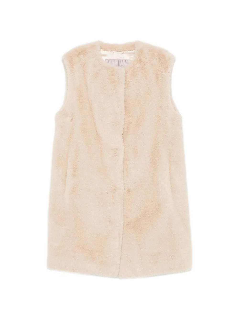 faux-fur gilet - 1