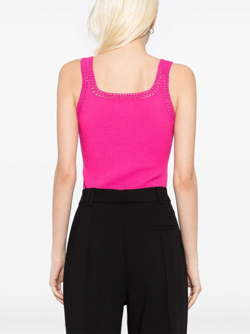 tazia crocheted edge tank top 4