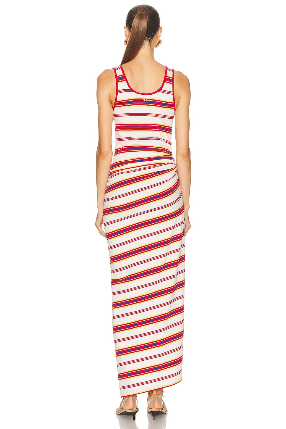 Sleeveless Wrap Long Dress - 4