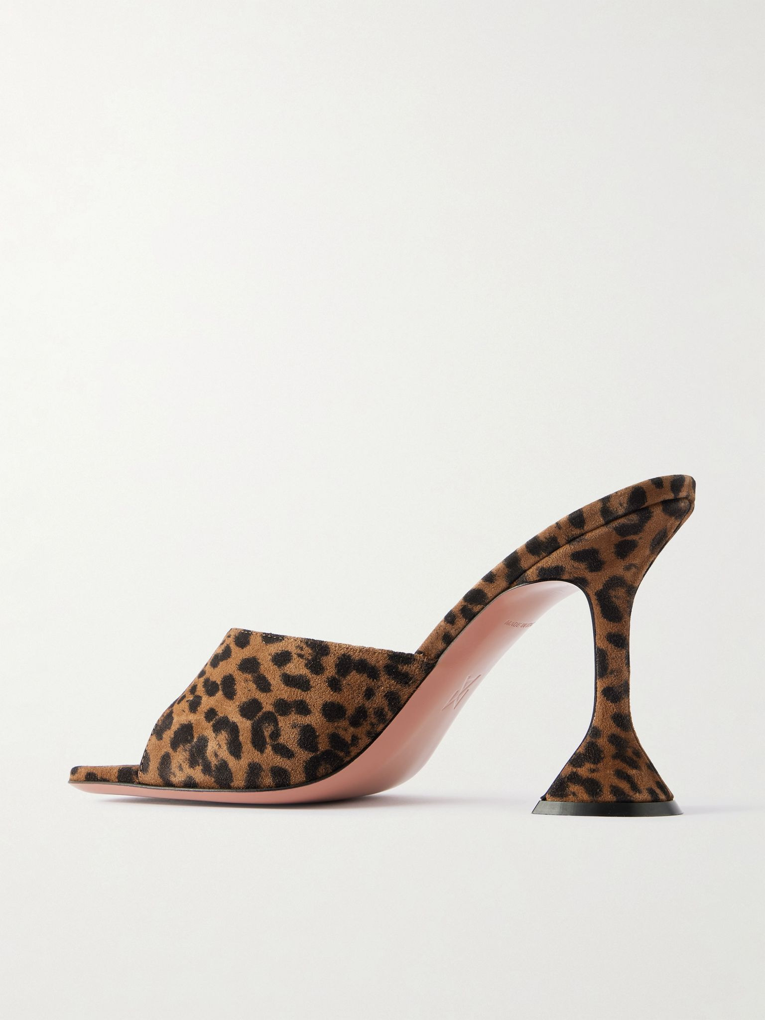 Lupita leopard-print suede mules Leopard print - 3