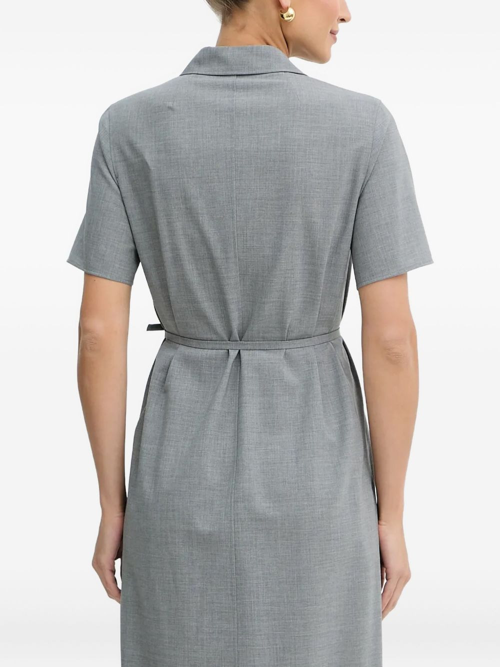 belted shirt dress - 3