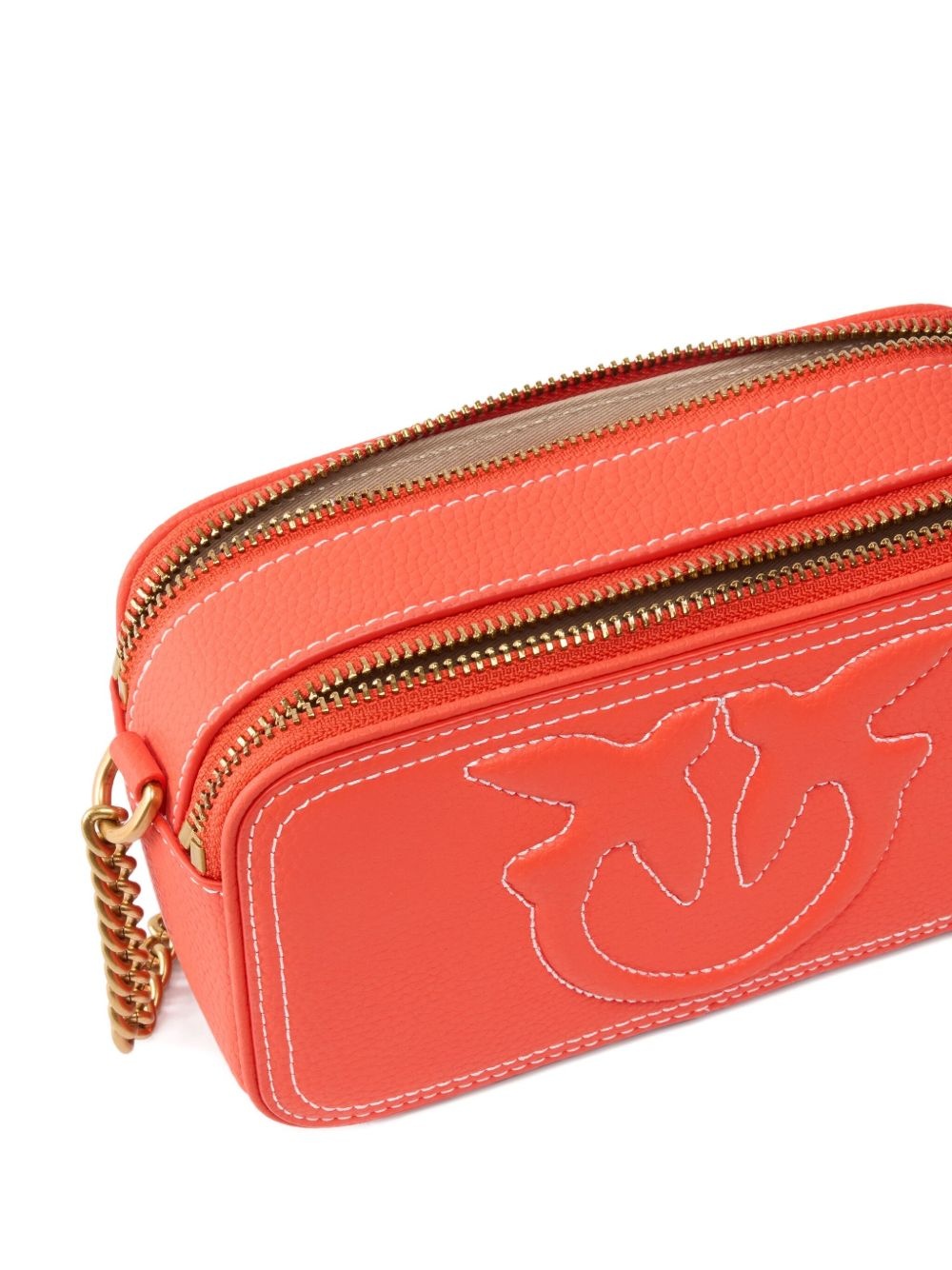 Carrie logo-embossed cross body bag - 4
