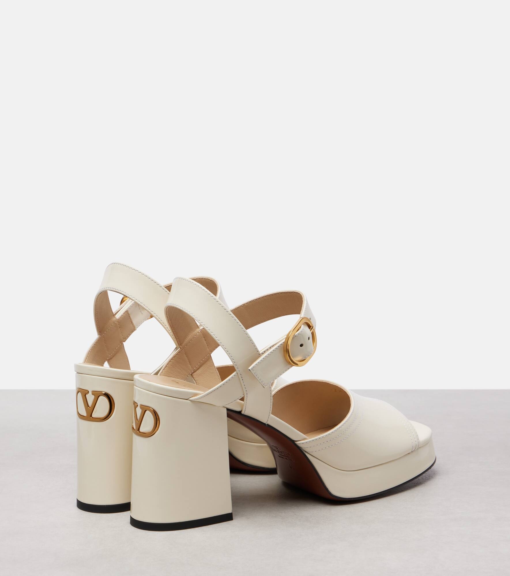 Fawcette 100 leather platform sandals - 2