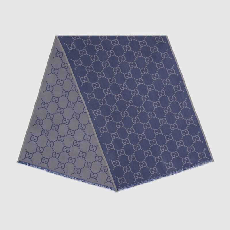 GUCCI GG cotton silk stole outlook