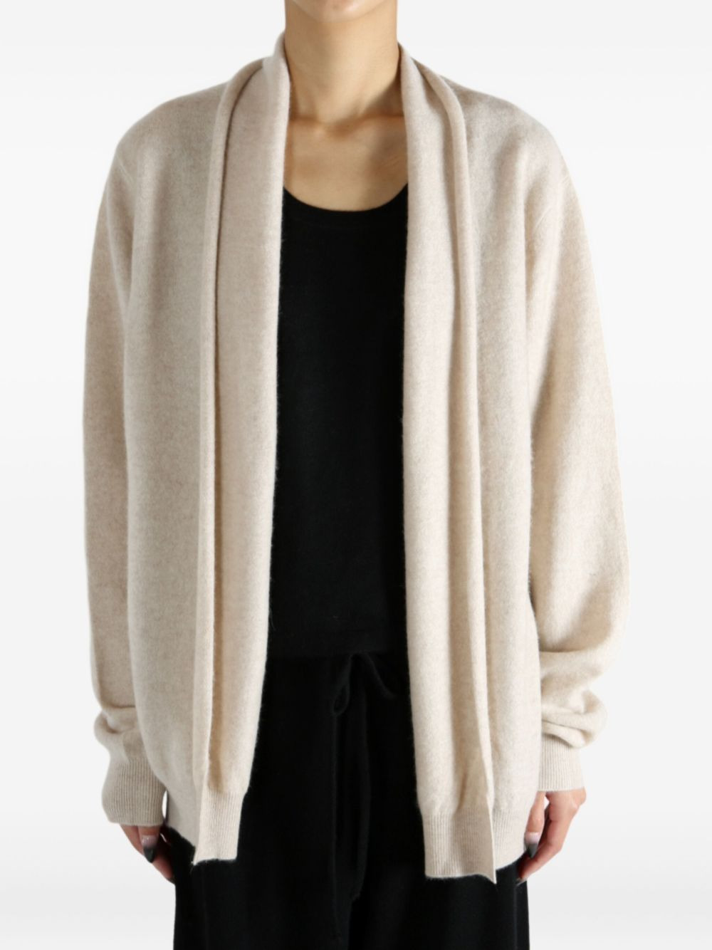 Hamza shawl-collar cardigan - 2