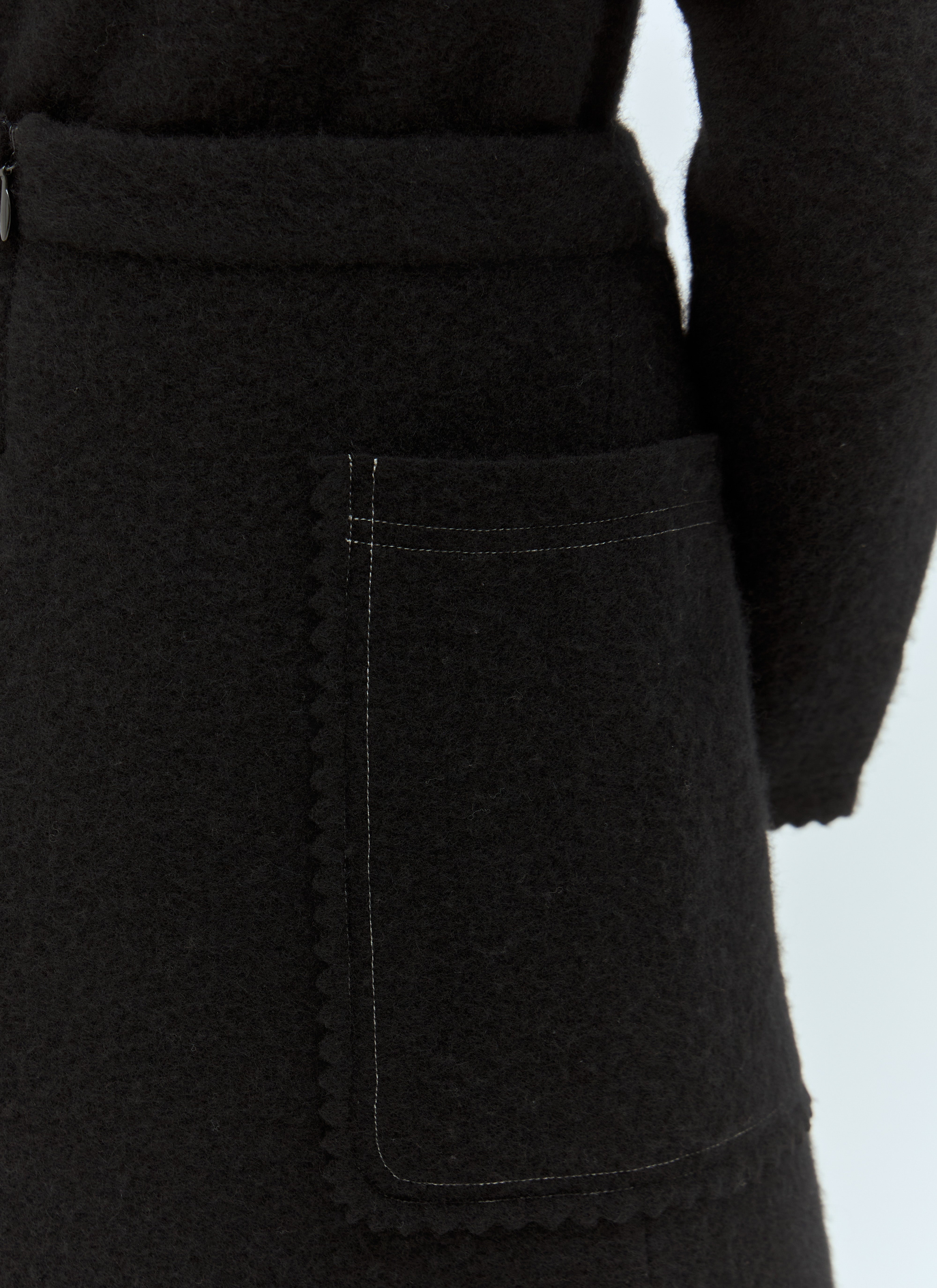 Max Mara Women Wool And Cashmere Long Skirt - 6