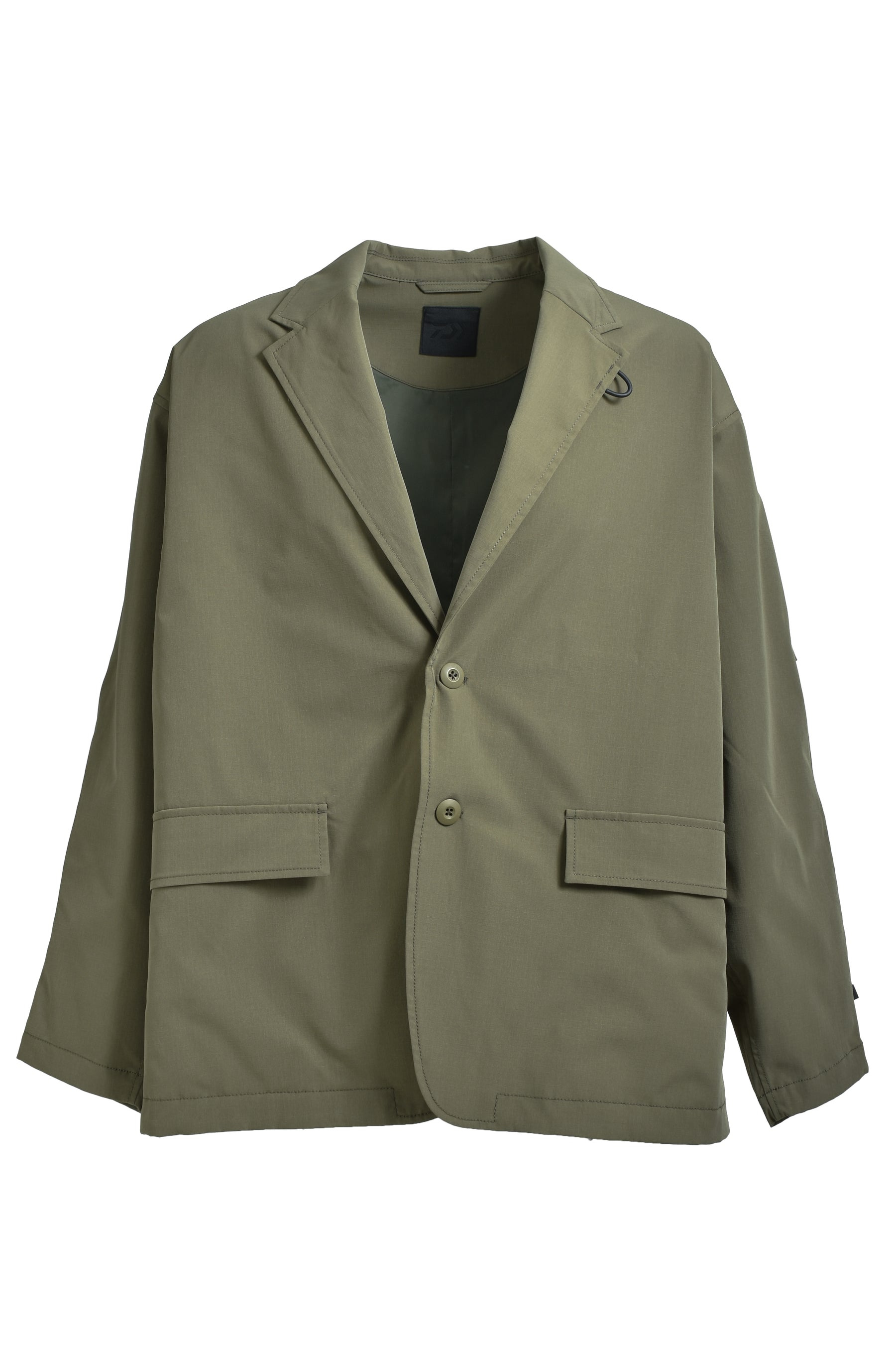 TECH LOOSE 2B JACKET RIPSTOP / OLV - 5
