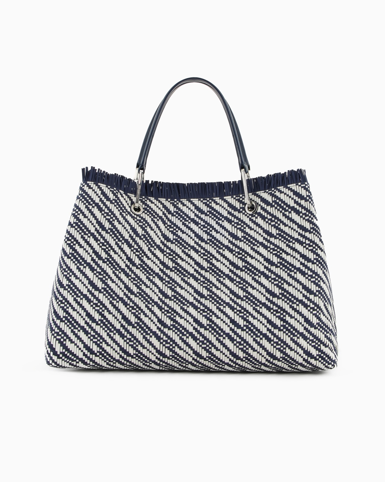 MYEA LARGE BASKETWEAVE SHOPPER BAG - 3