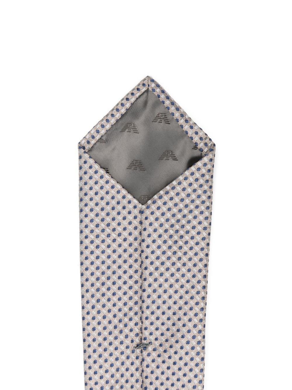 patterned-jacquard tie - 2