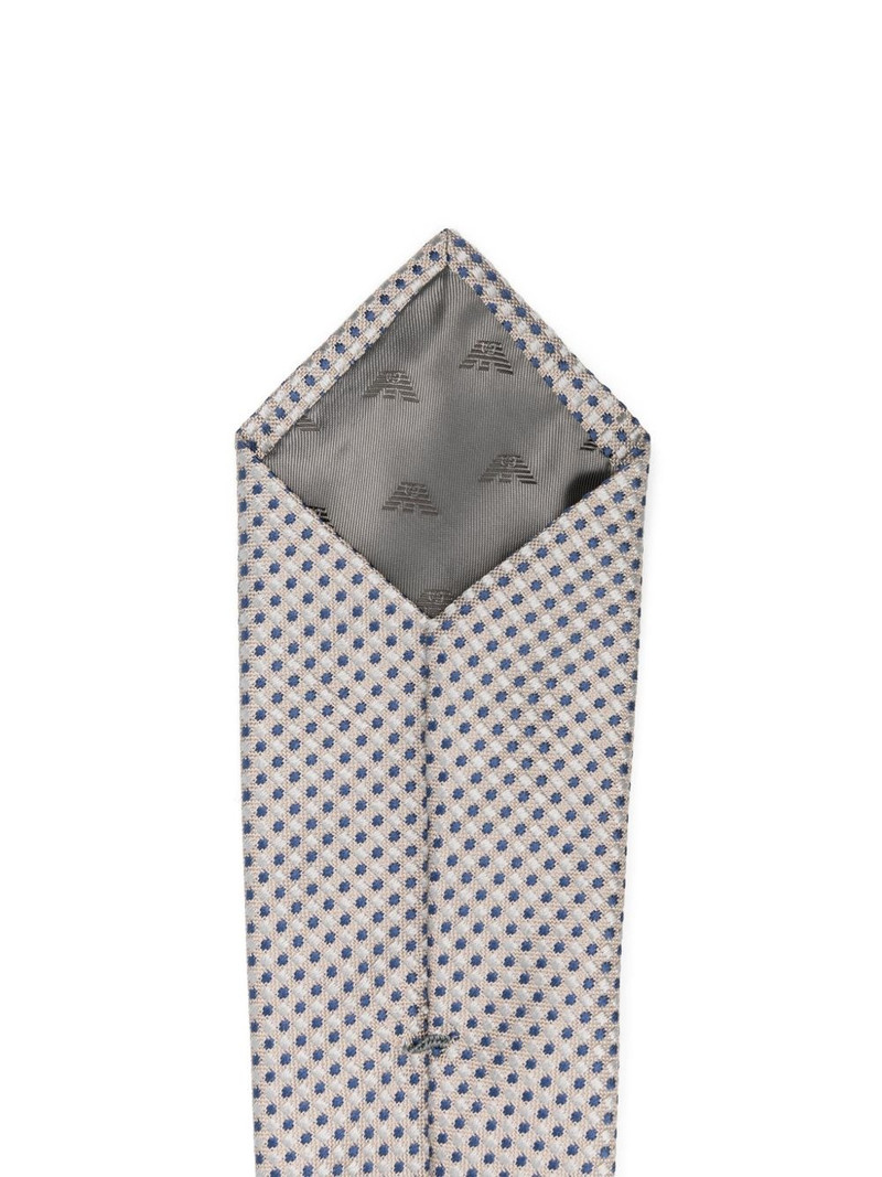EMPORIO ARMANI patterned-jacquard tie outlook