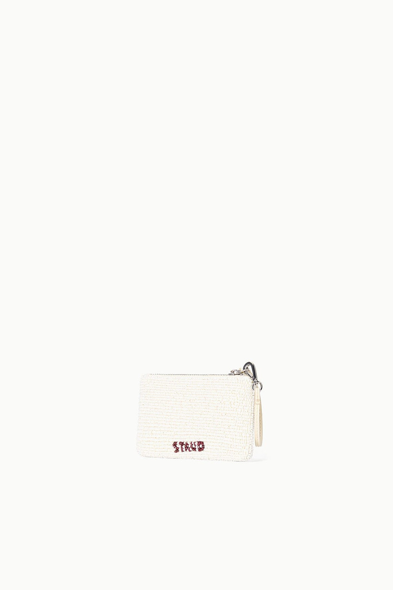STAUD STAUD TOMMY BEADED MINI POUCH DO NOT DISTURB outlook