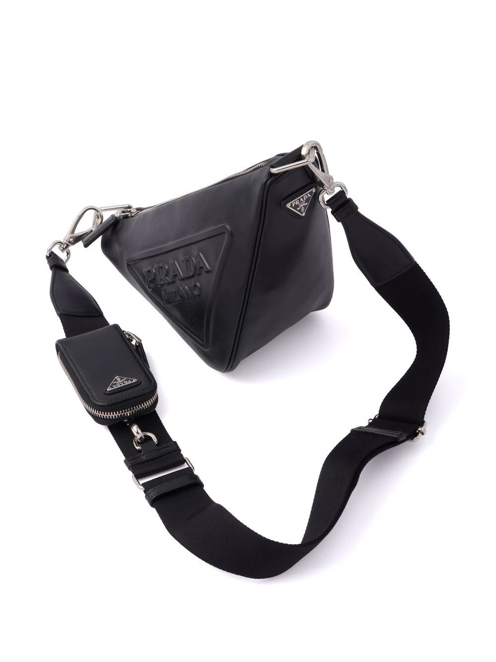 logo plaque shoulder bag - 4