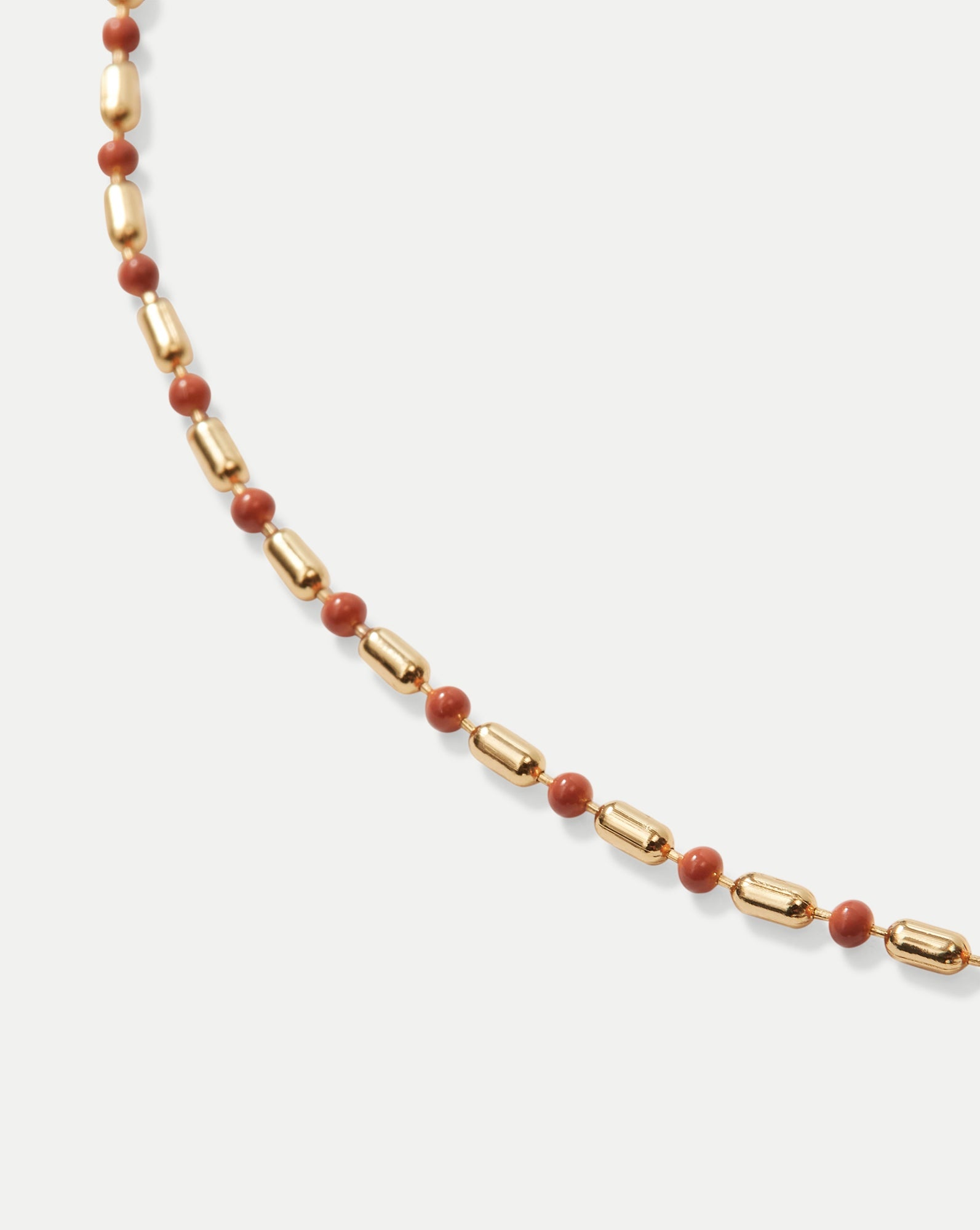 ENAMEL BEAD CHAIN NECKLACE - 3