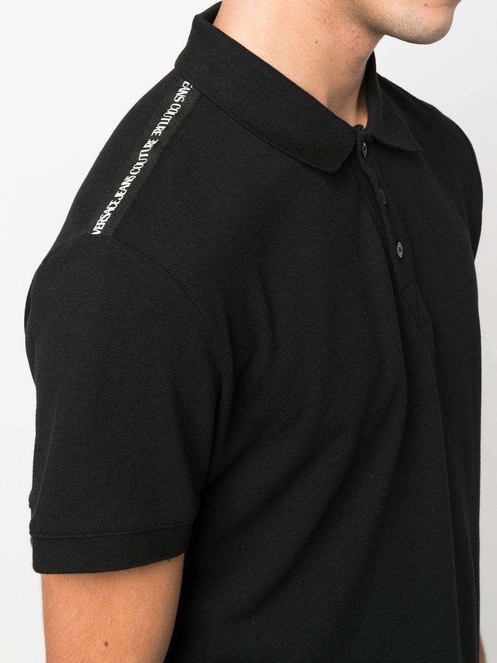 logo embroidered polo shirt - 5