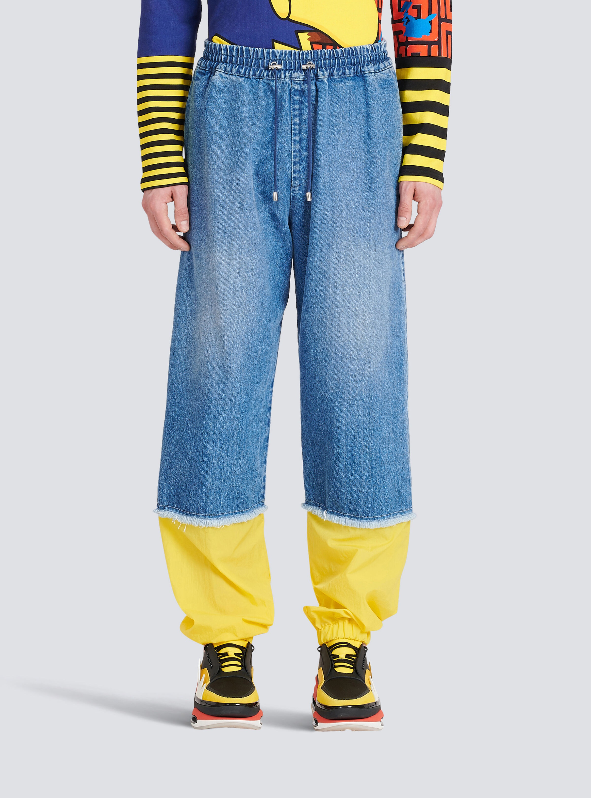 Unisex - Nylon cargo jeans - 6